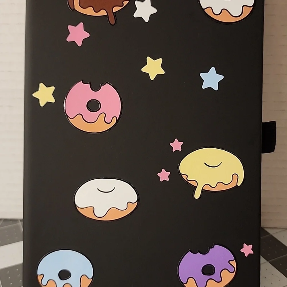 Colorful Donut-Themed Journal and Pen Set